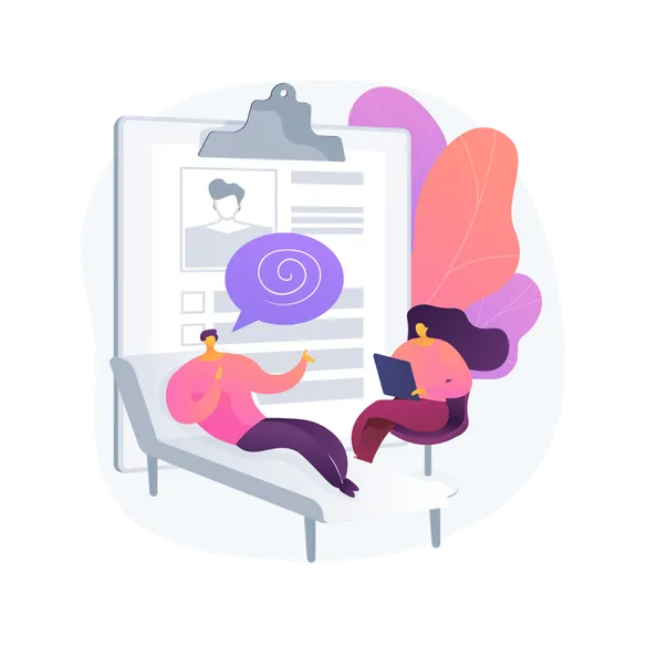 Psychologist service illustration